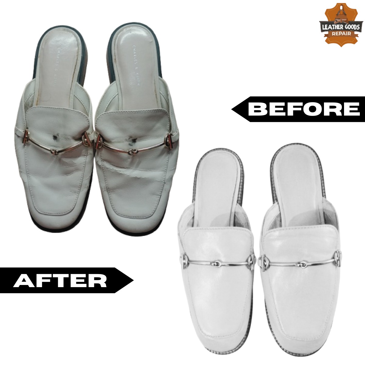 Designer Sneaker Repair before repair