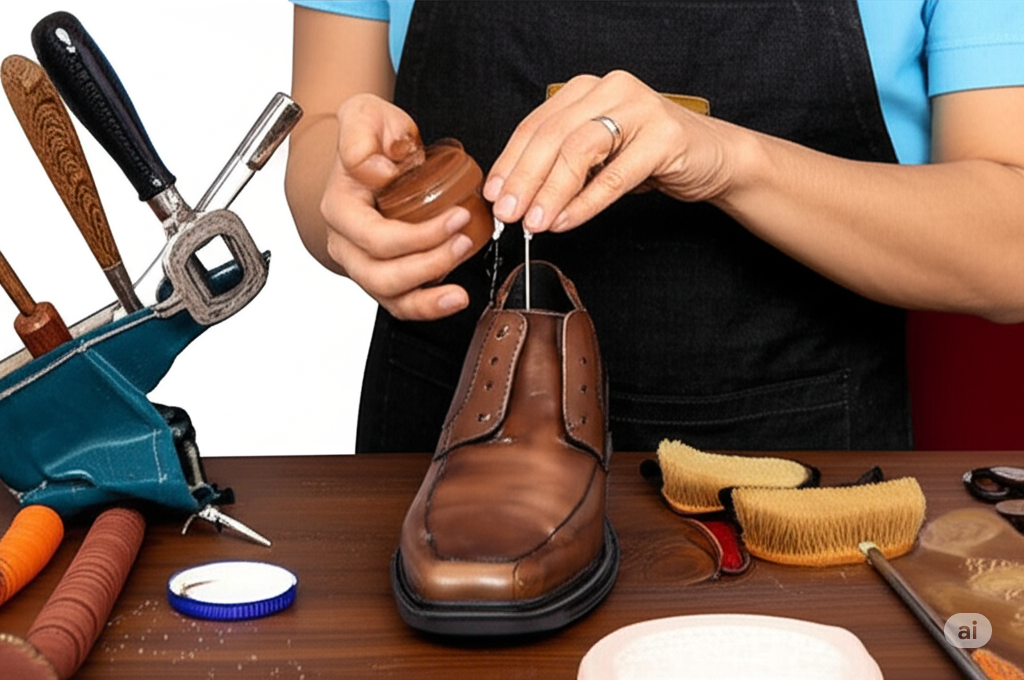 Leather repair craftsmanship